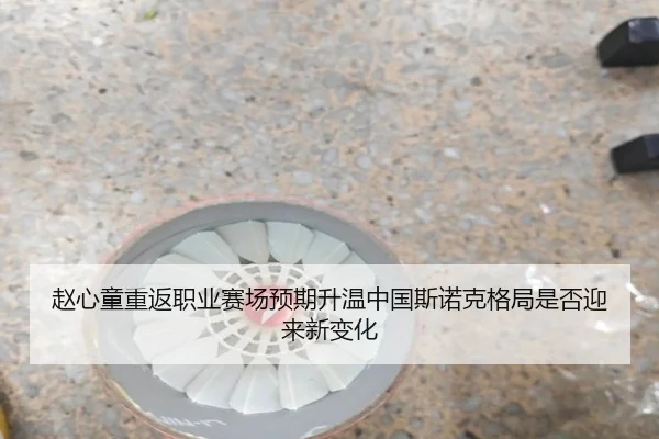 赵心童重返职业赛场预期升温中国斯诺克格局是否迎来新变化